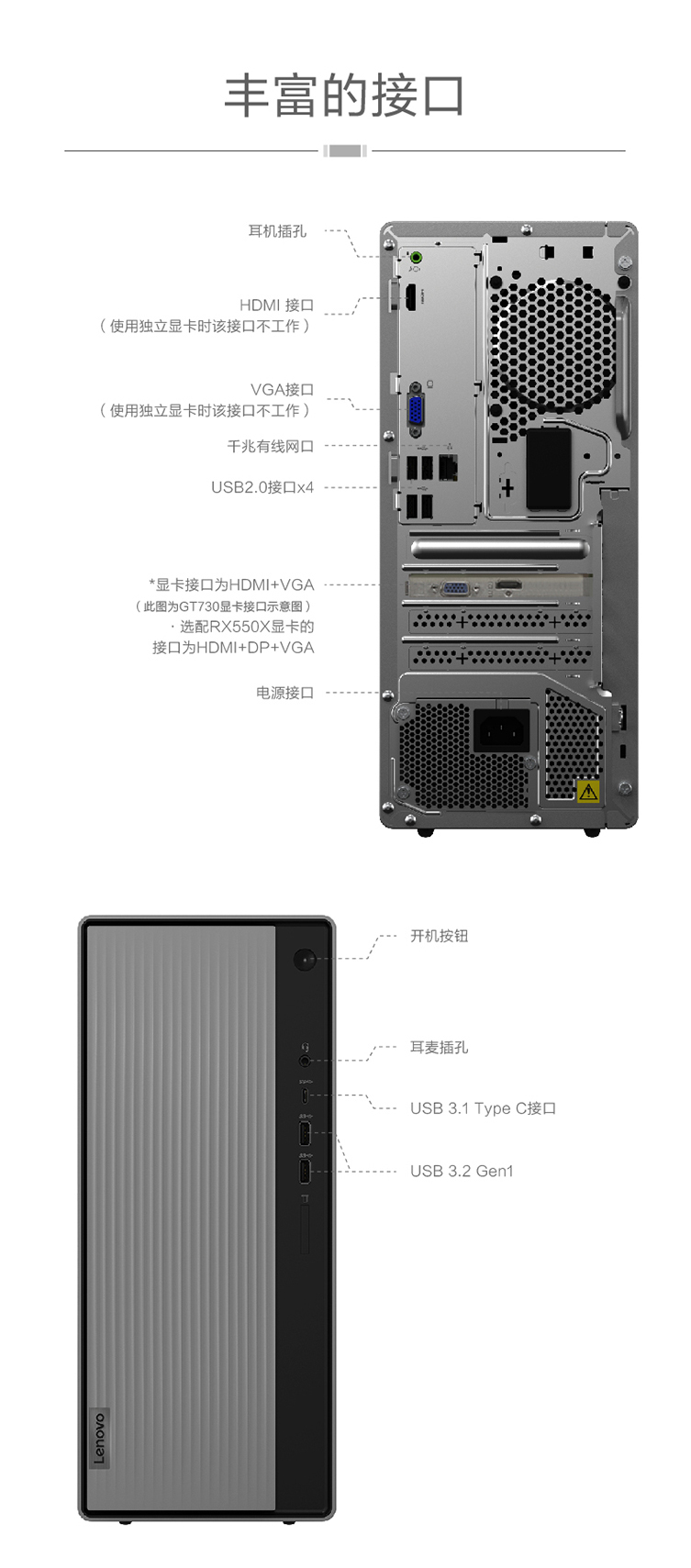 【聯想天逸510pro】聯想(Lenovo)天逸510Pro-個人商務臺式機電腦整機(i5-1040_07.jpg